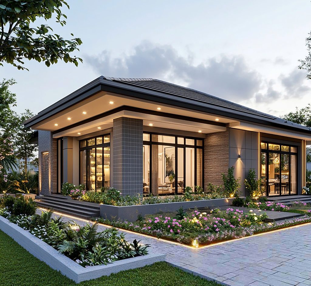 mẫu nhà cấp 4 hiện đại