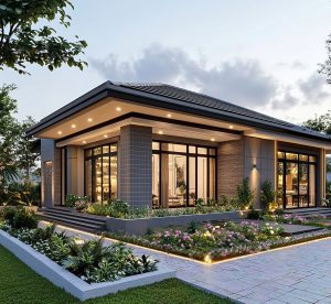 mẫu nhà cấp 4 hiện đại