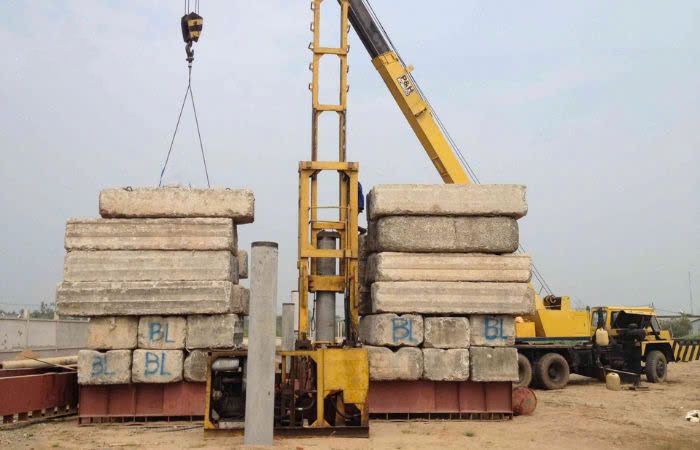 Ảnh thi công móng cọc